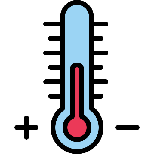 temperaturen Kosonicon Lineal color icon