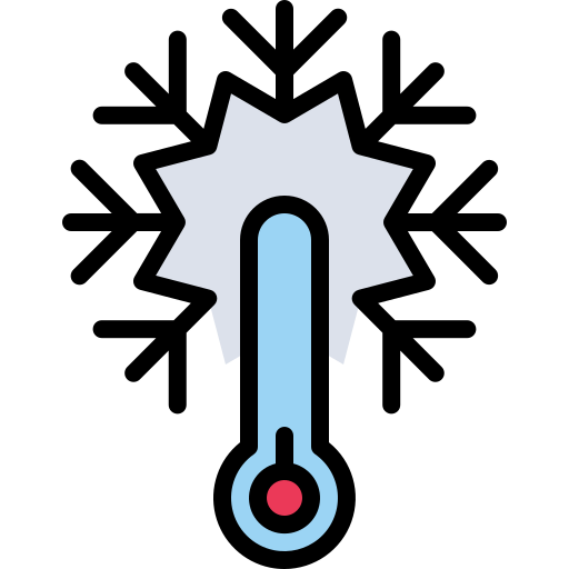 Low temperature Kosonicon Lineal color icon