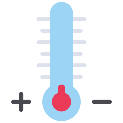 Low temperature Kosonicon Flat icon