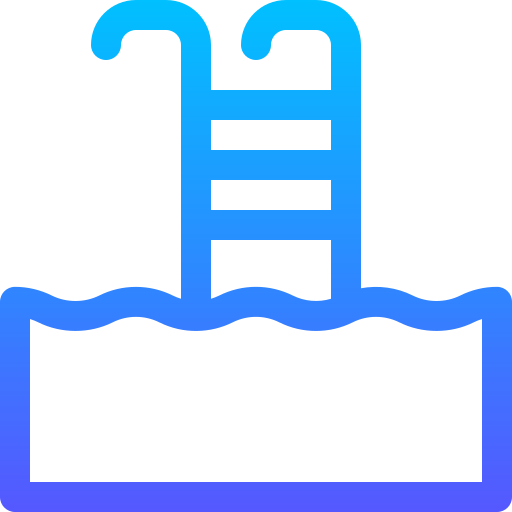 piscine Basic Gradient Lineal color Icône