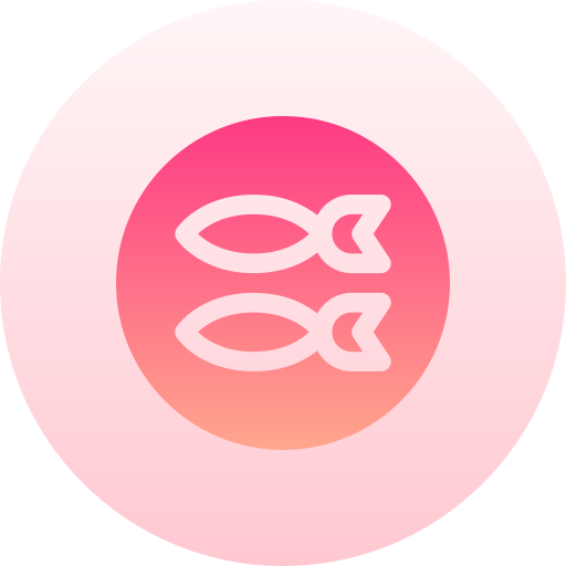 ryba Basic Gradient Circular ikona