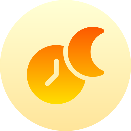 Sleep Basic Gradient Circular icon