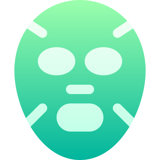 Facial mask Basic Gradient Gradient icon