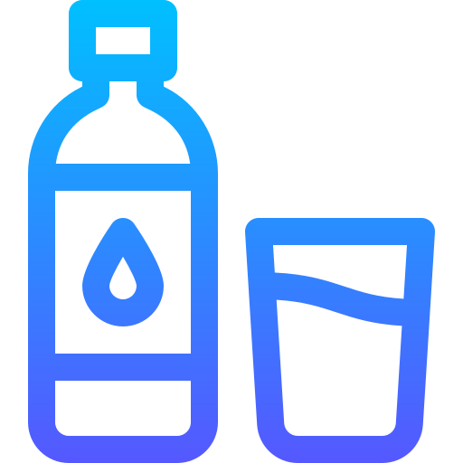 eau Basic Gradient Lineal color Icône