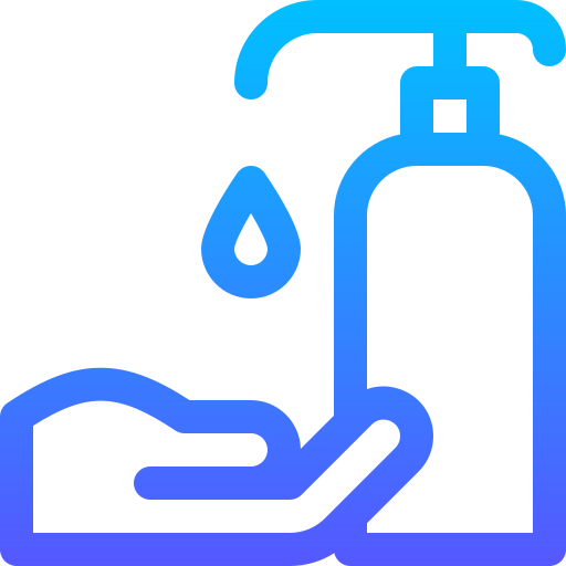Мытье рук Basic Gradient Lineal color иконка