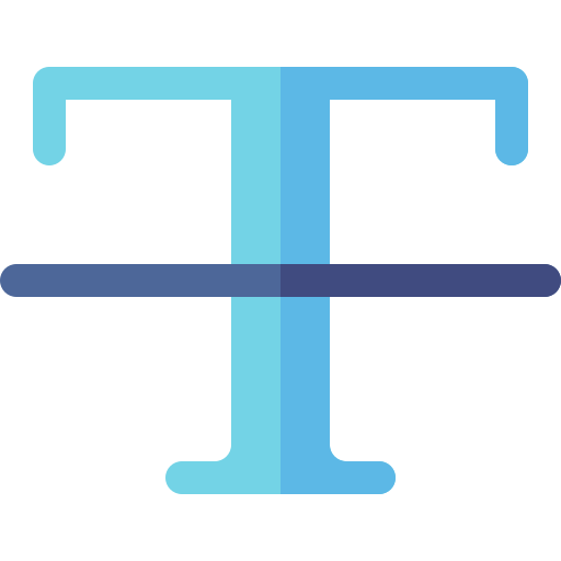 tachado Basic Rounded Flat icono