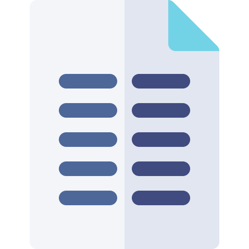 Column Basic Rounded Flat icon