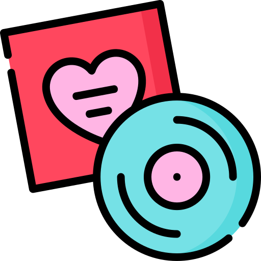 Love song Special Lineal color icon