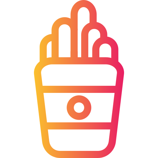 patatine fritte Generic Gradient icona