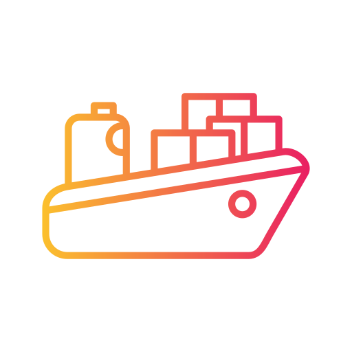 barco de carga Generic Gradient icono