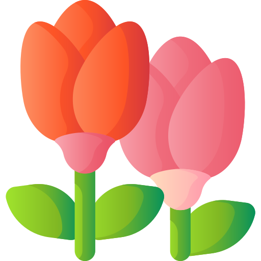 fleurs 3D Basic Gradient Icône