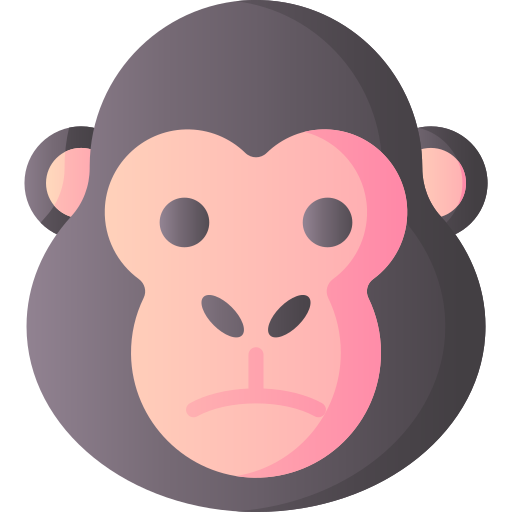 gorila 3D Basic Gradient icono