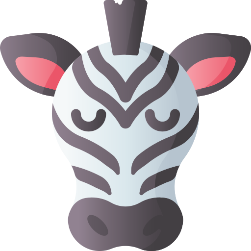 zebra 3D Basic Gradient ikona