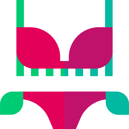 bikini Basic Straight Flat ikona