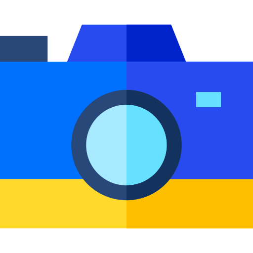 aparat fotograficzny Basic Straight Flat ikona