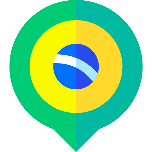 Brazil Basic Straight Flat icon