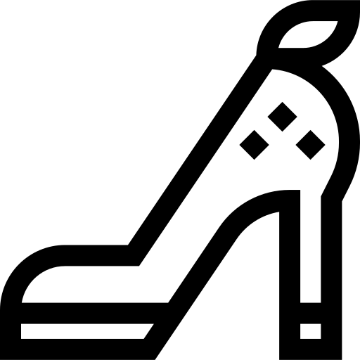 wysokie obcasy Basic Straight Lineal ikona