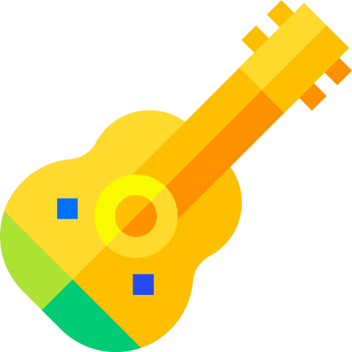 Guitar Basic Straight Flat icon