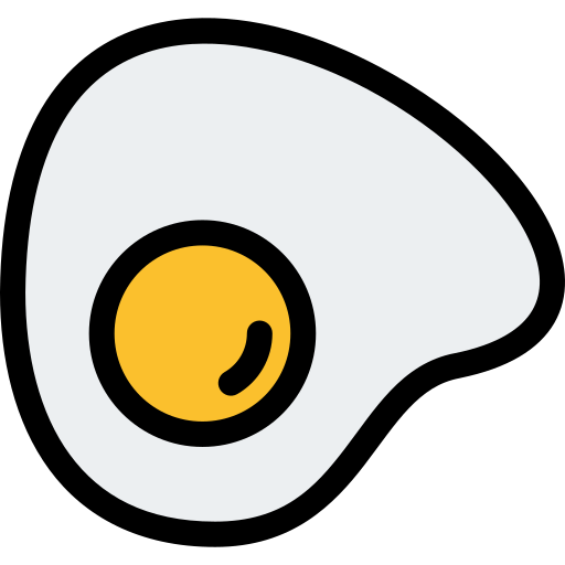 Жаренное яйцо Generic Outline Color иконка