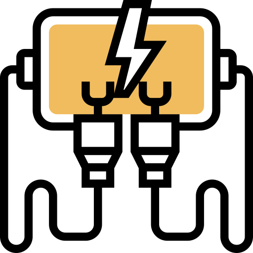 Battery Meticulous Yellow shadow icon