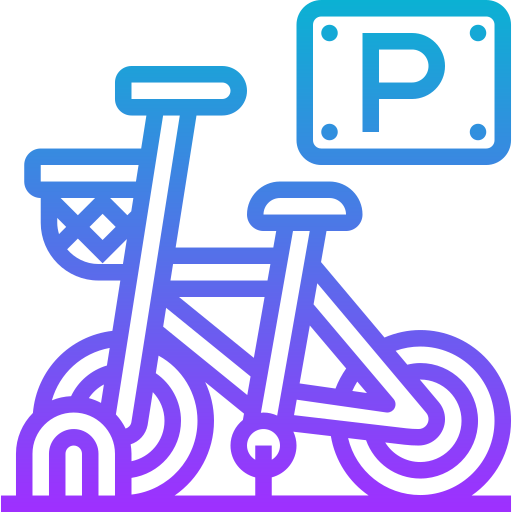 Bicycle parking Meticulous Gradient icon