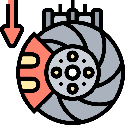 Brake pad Meticulous Lineal Color icon