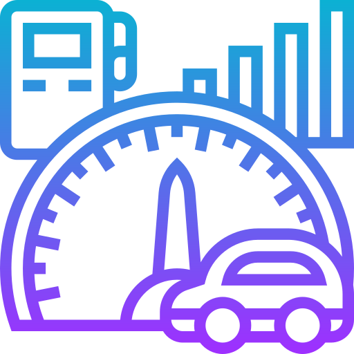 snelheidsmeter Meticulous Gradient icoon