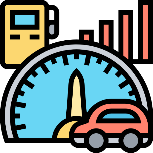 Speedometer Meticulous Lineal Color icon