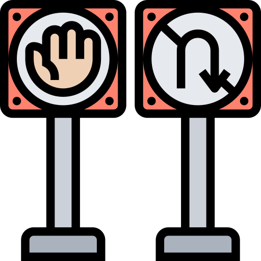 straßenschild Meticulous Lineal Color icon