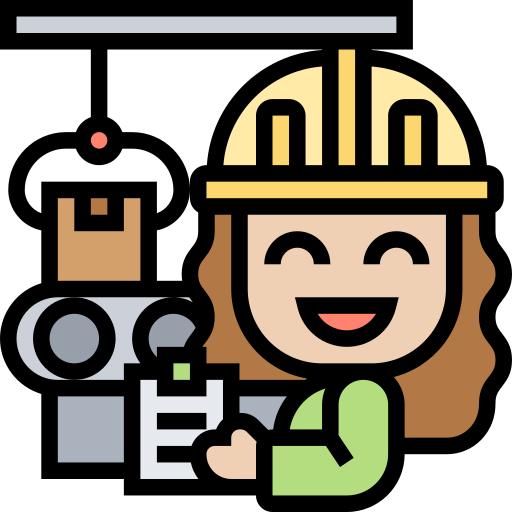 Worker Meticulous Lineal Color icon