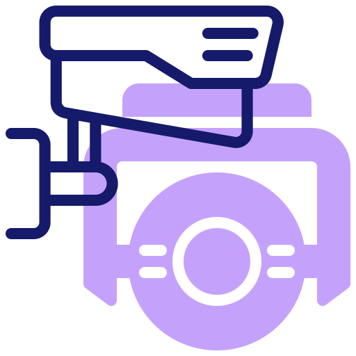 cámara de cctv Inipagistudio Lineal Color icono
