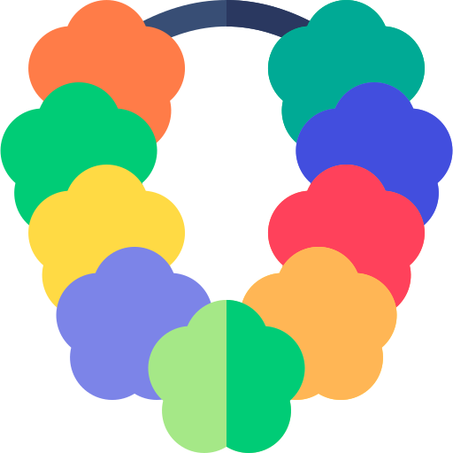 Цветочное ожерелье Basic Straight Flat иконка