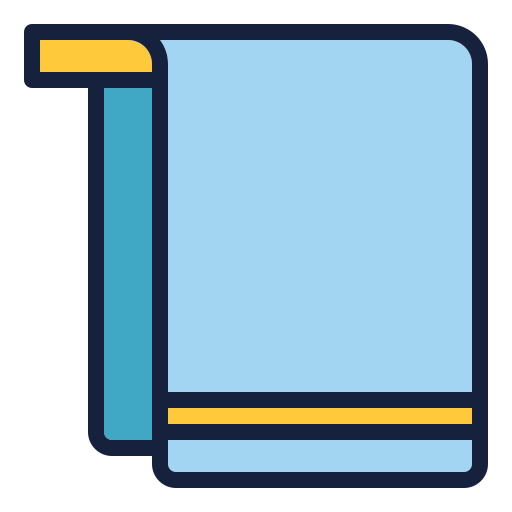 Towels Generic Outline Color icon