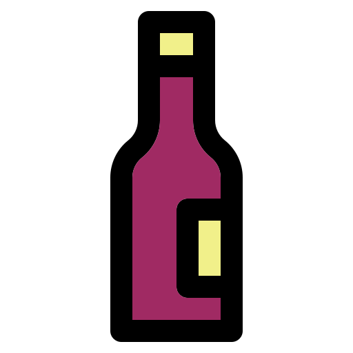 bottiglia Generic Outline Color icona