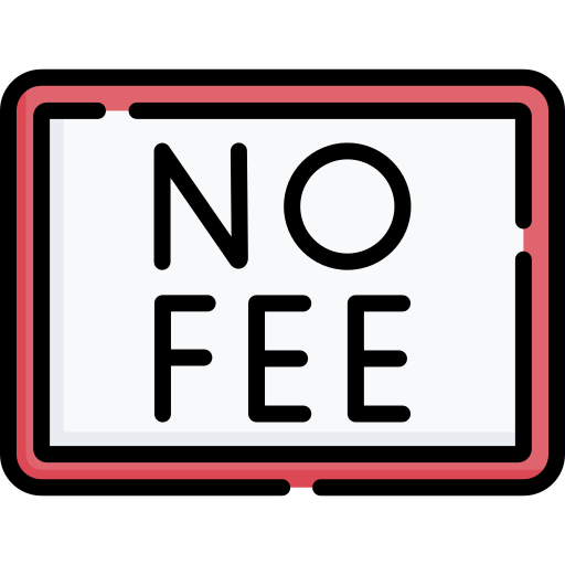 No fee Special Lineal color icon