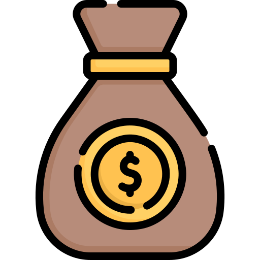 Money bag Special Lineal color icon