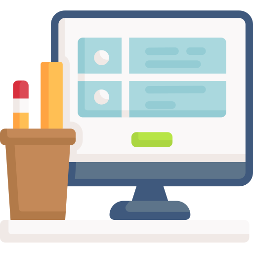 Online learning Special Flat icon