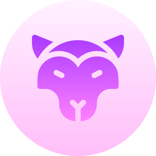 lobo Basic Gradient Circular icono