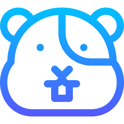 hamster Basic Gradient Lineal color icon