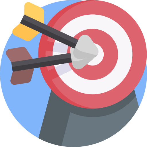 目標 Detailed Flat Circular Flat icon