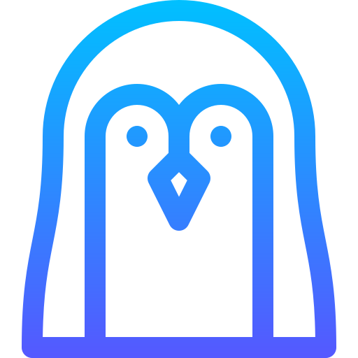 pingwin Basic Gradient Lineal color ikona