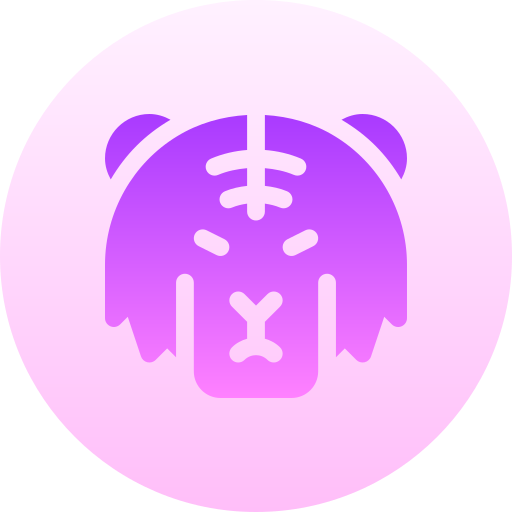 tigre Basic Gradient Circular icono