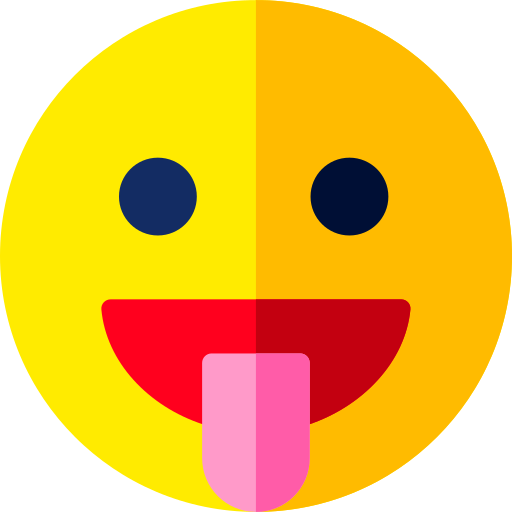 舌を出す Basic Rounded Flat icon
