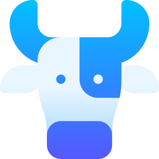 krowa Basic Gradient Gradient ikona