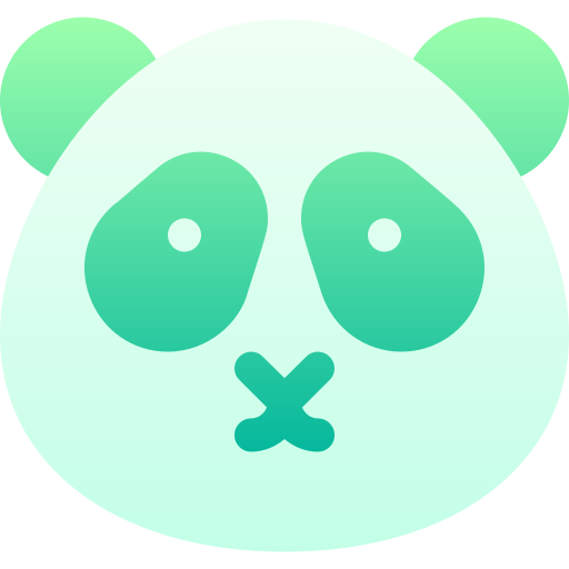 panda Basic Gradient Gradient icona