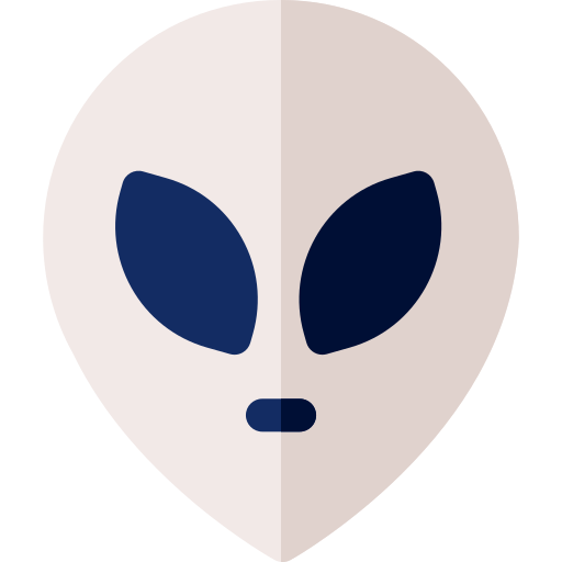 extraterrestre Basic Rounded Flat icono