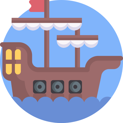 船 Detailed Flat Circular Flat icon