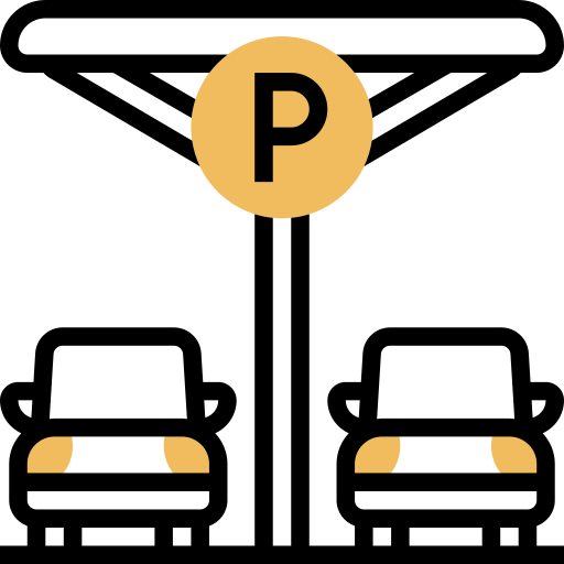 駐車場 Meticulous Yellow shadow icon