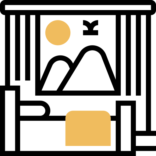호스텔 Meticulous Yellow shadow icon