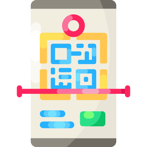 Qr code Special Shine Flat icon